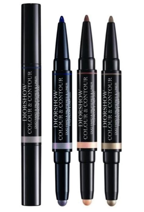 dior eyeshadow and liner duo|Dior show eye shadows.